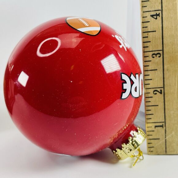 Nebraska Cornhuskers Huskers Future Fan Large 4 inch Glass Ball Ornament Memory - Picture 6 of 6